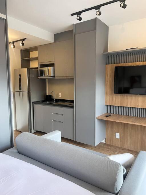 Apartment Charmoso A Poucos Passos Do Metro Brooklin São Paulo