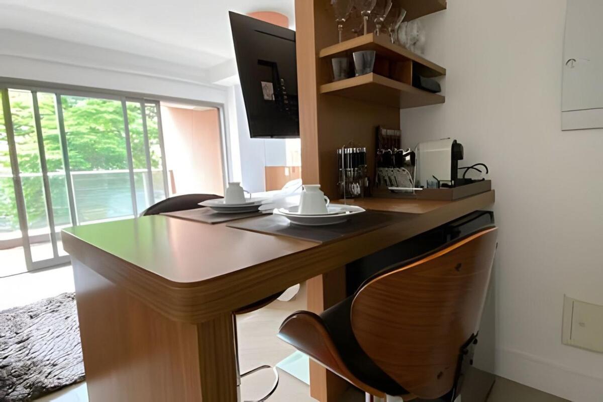 Wood - Home Office - For Four 4 Pessoas-Habitarte Brooklin Sao Paulo