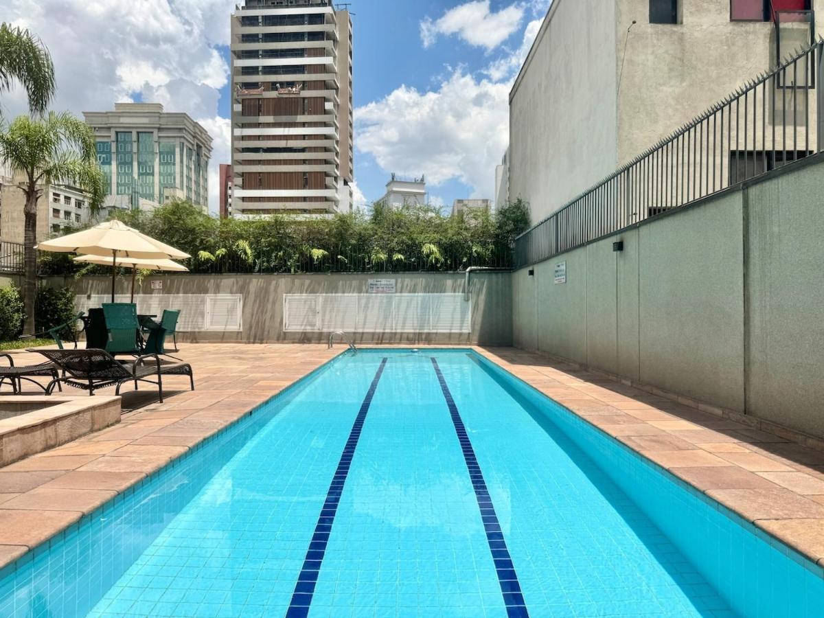 Apartment 1504 - Classic Bela Cintra - R. Bela Cintra, Piscina Academia Restaurante *