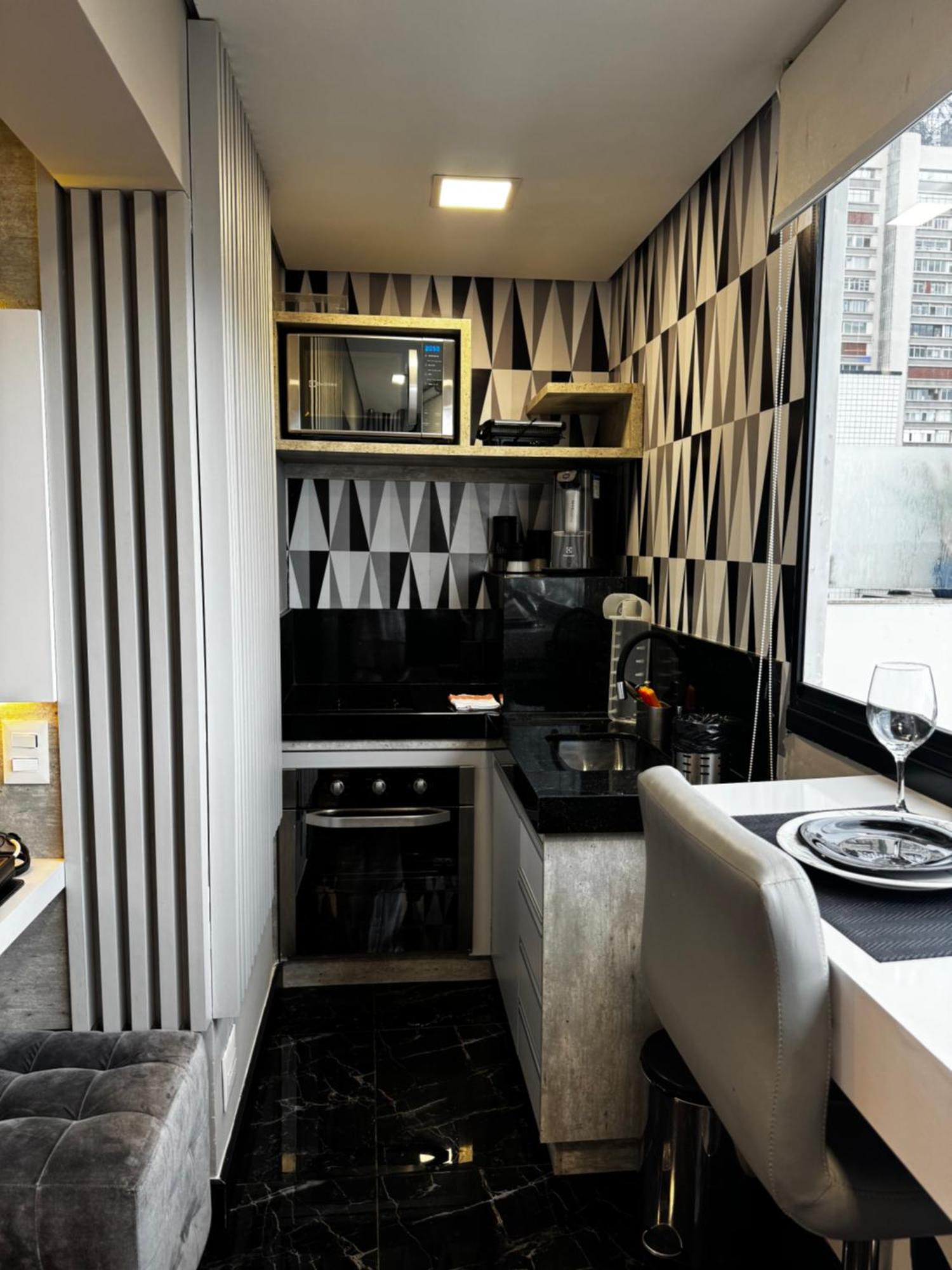 1501b Flat Cobertura Design Elegance Jardins *