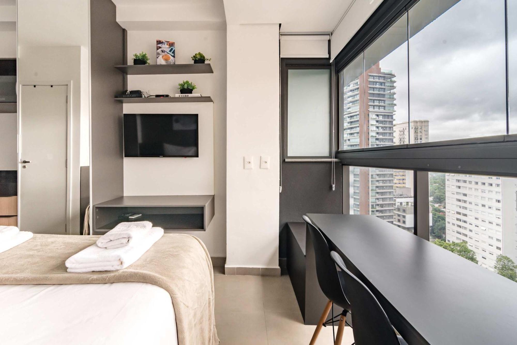 Apartment Bhomy Pinheiros A 3min Do Metro Oscar Freire Fr1422