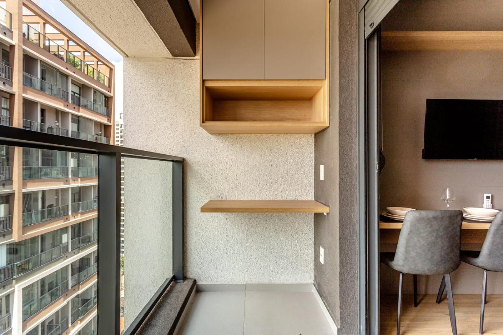 Metro Brooklin - Novo E Charmoso - Completo - Ar Condicionado Daire *