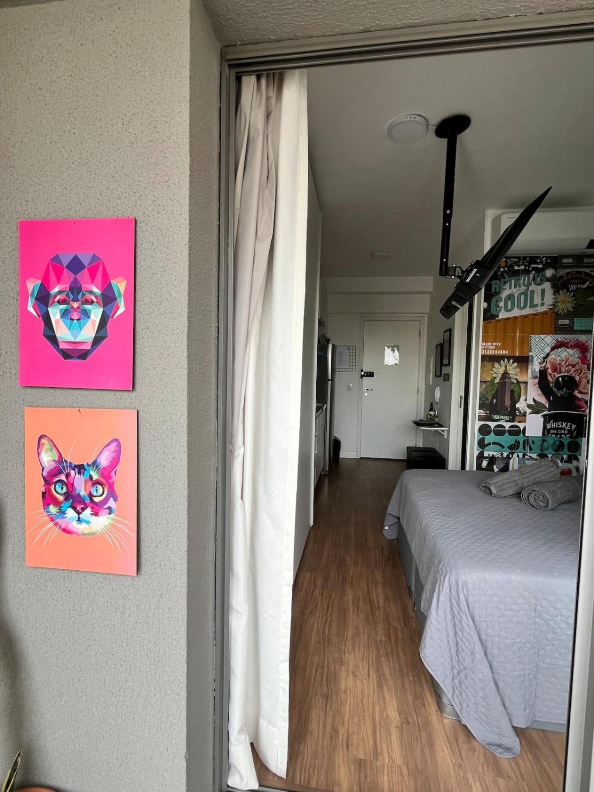 Estudio Aconchegante Com Varanda Na Consolacao Apartment *