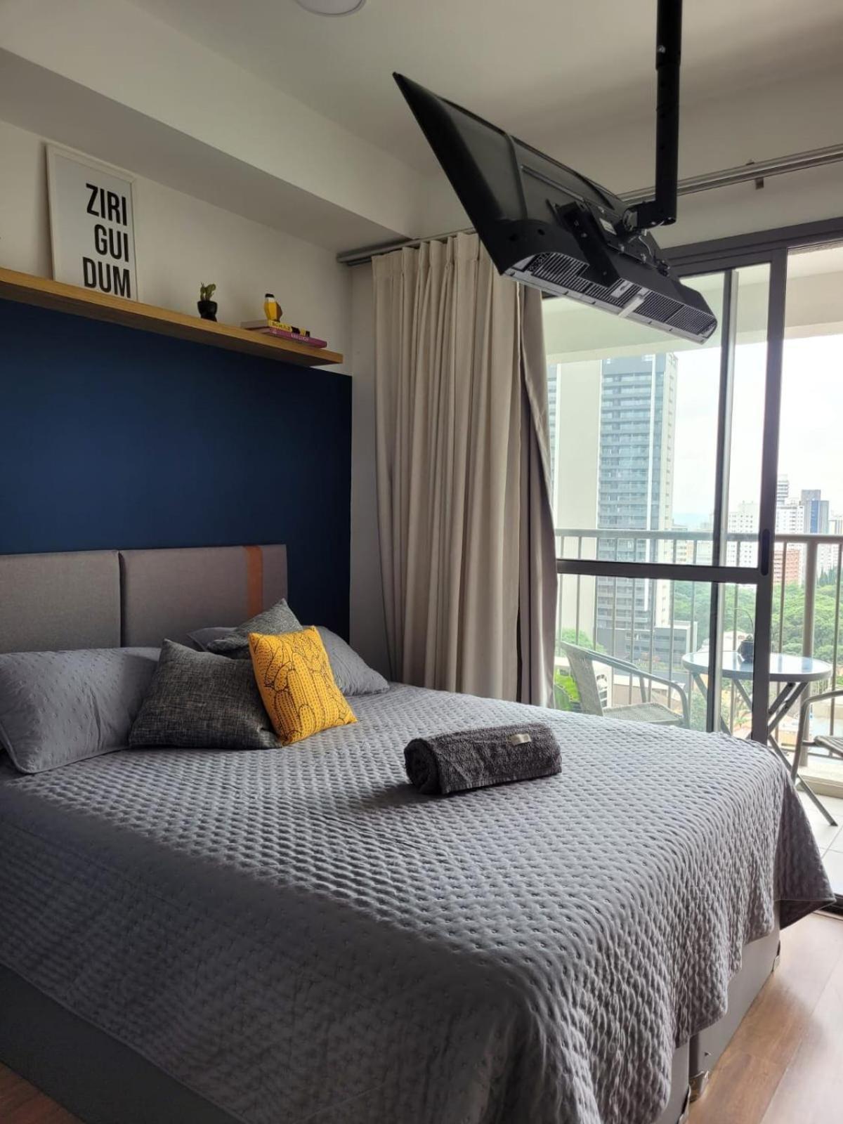Estudio Aconchegante Com Varanda Na Consolacao Apartment *