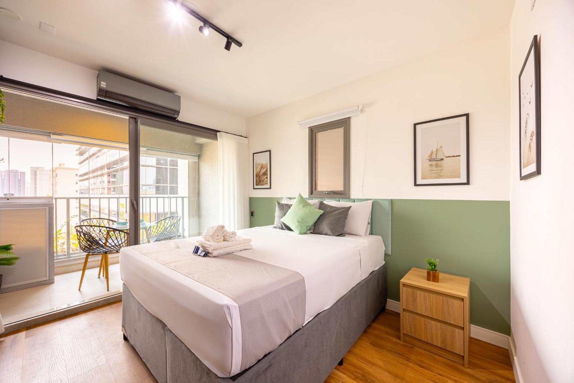 Apartment Easy Star - Com Varanda Em Moema. - Ns01i