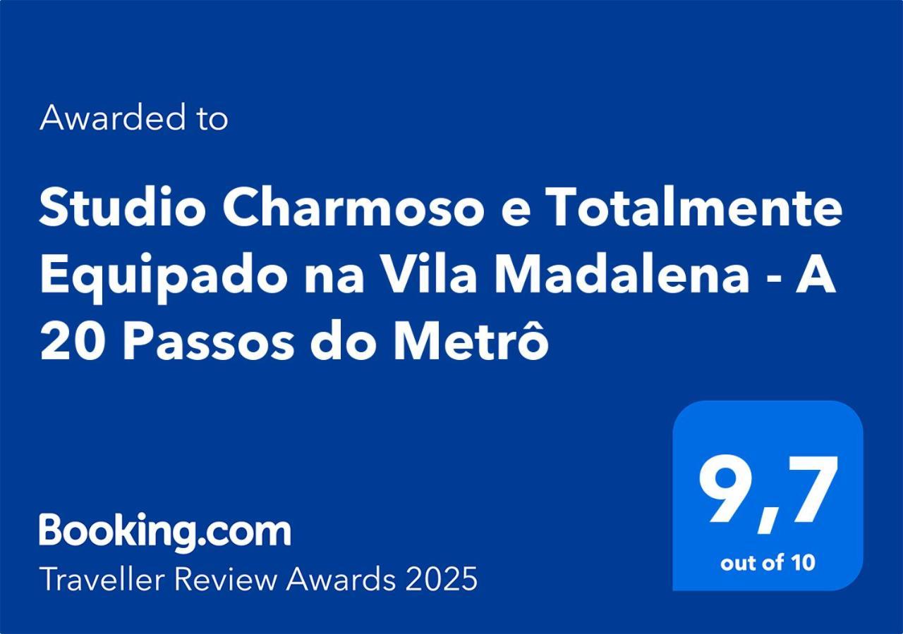 Charmoso E Totalmente Equipado Na Madalena - A 20 Passos Do Metro Daire