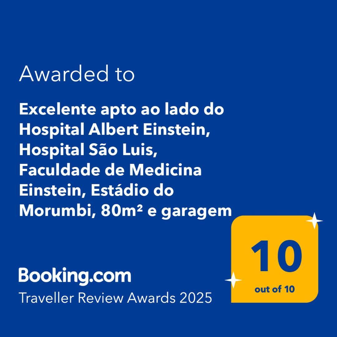 Excelente Apto Ao Lado Do Hospital Einstein, Hospital Sao Luis, Faculdade De Medicina Einstein, Estadio Do Morumbi, 80m² E Garagem São Paulo