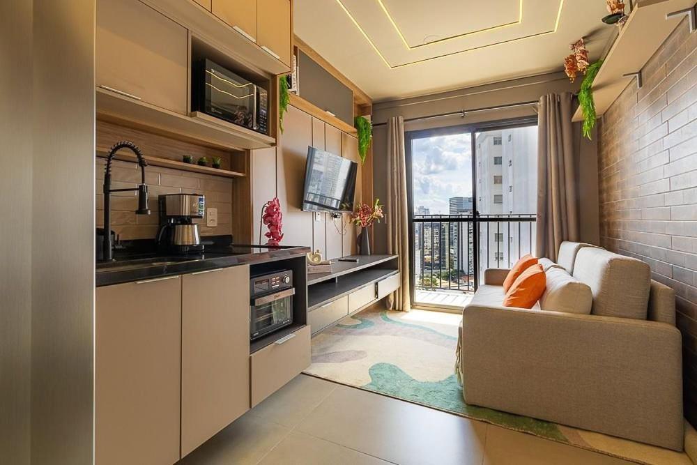 Sky Vibe - Px Metro Faria Lima/frente Ao Eldorado. Apartment Sao Paulo