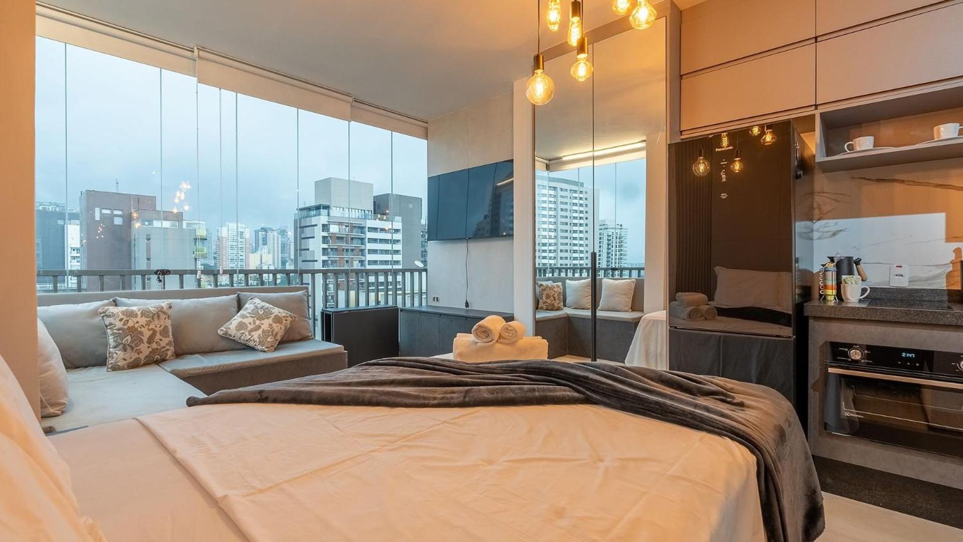 Ferienhaus Novissimos Com Piscina No Rooftop E Vista O Allianz Parque