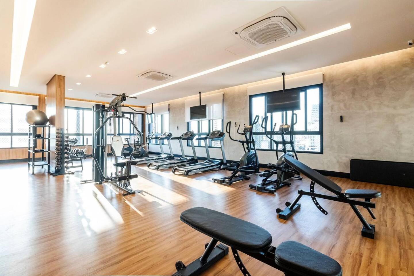Daire Olimpia Good Local Piscina Coworking Rooftop Cinema Gym Sao Paulo