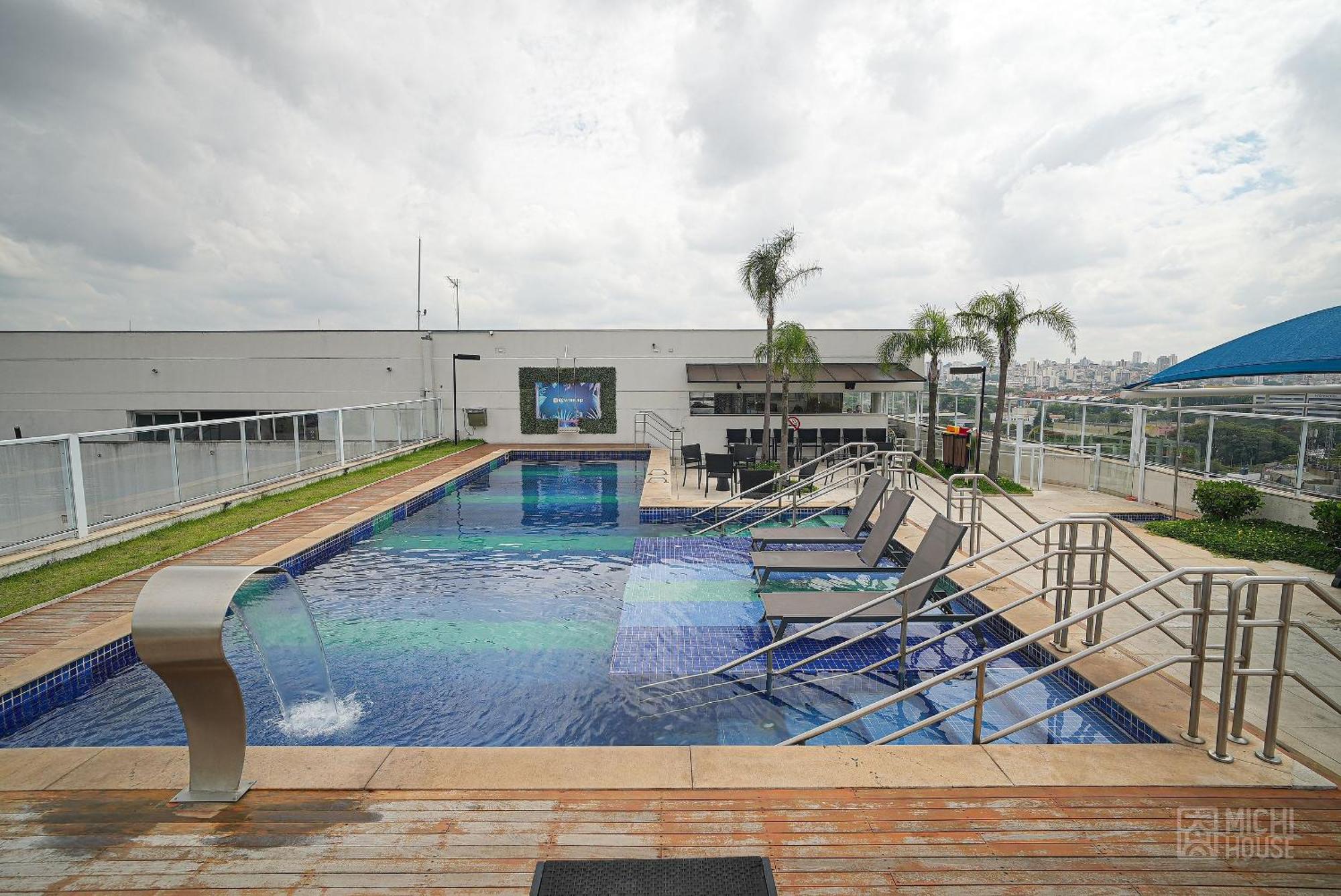Expocn - Anhembi Metro Tiete - Piscina 24 Apartamento