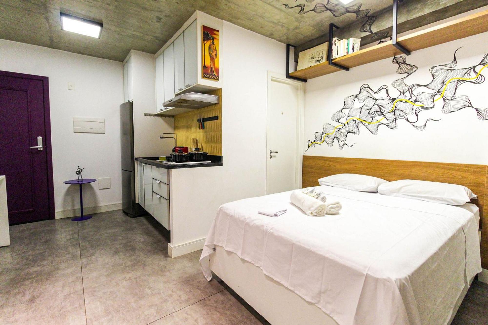 Bk407 - Aconchegante | Metro Republica Daire