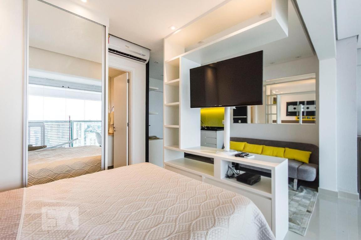 Apartment Lindo No 26ºandar Com Garagem E Limpeza Diaria No Brooklin