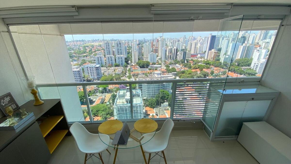 Lindo No 26ºandar Com Garagem E Limpeza Diaria No Brooklin Apartment *