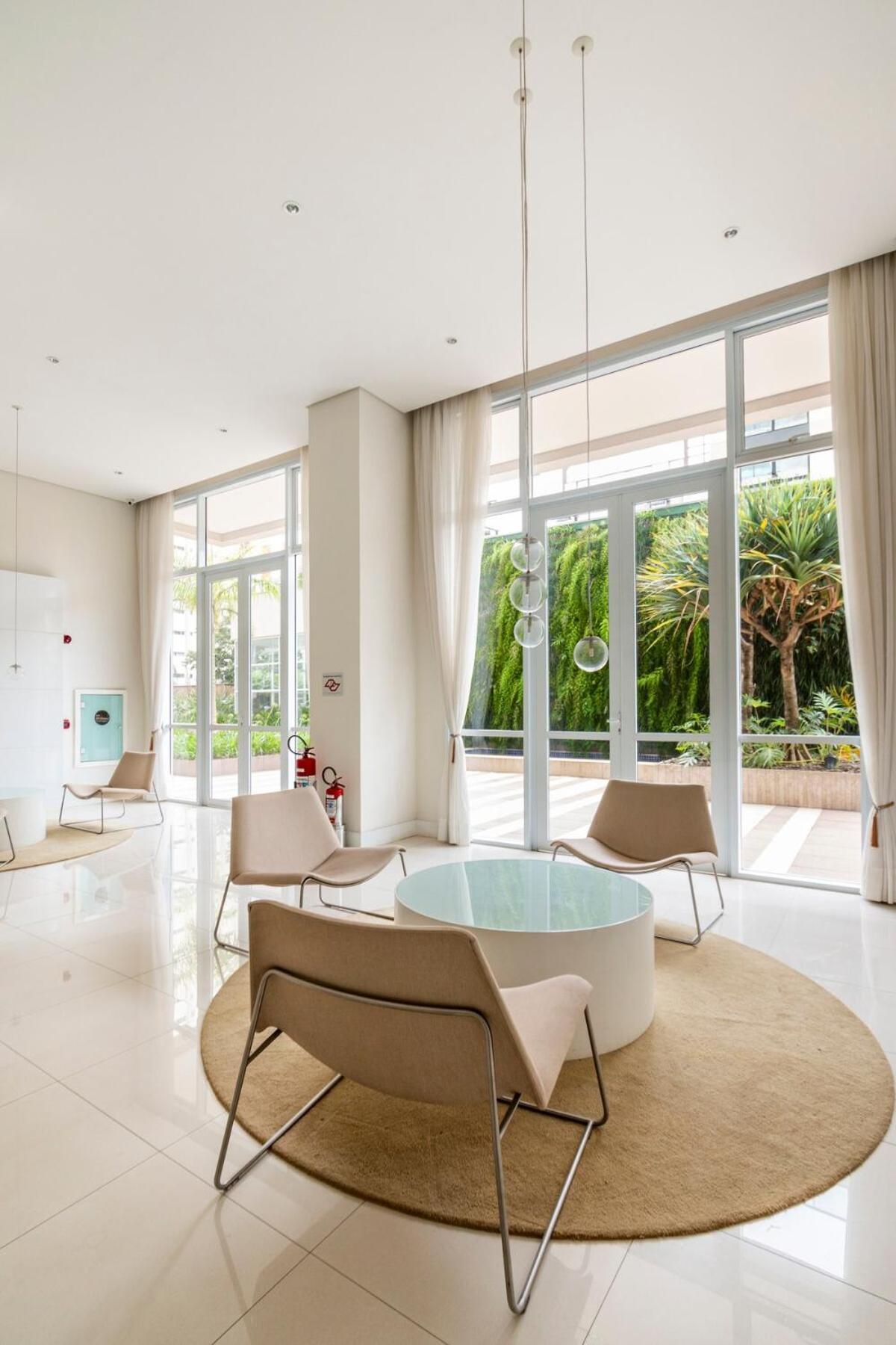 Apartment Lindo No 26ºandar Com Garagem E Limpeza Diaria No Brooklin *