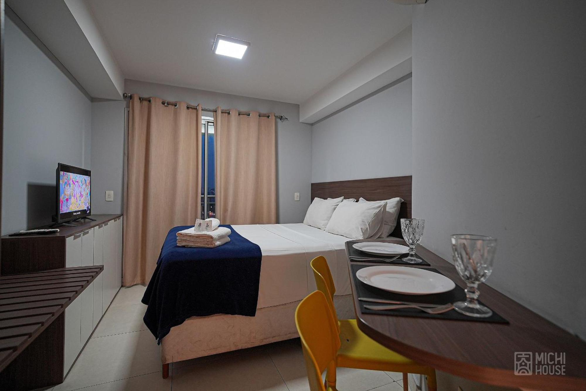 Expocn - Anhembi Metro Tiete - Piscina 24 Apartamento *