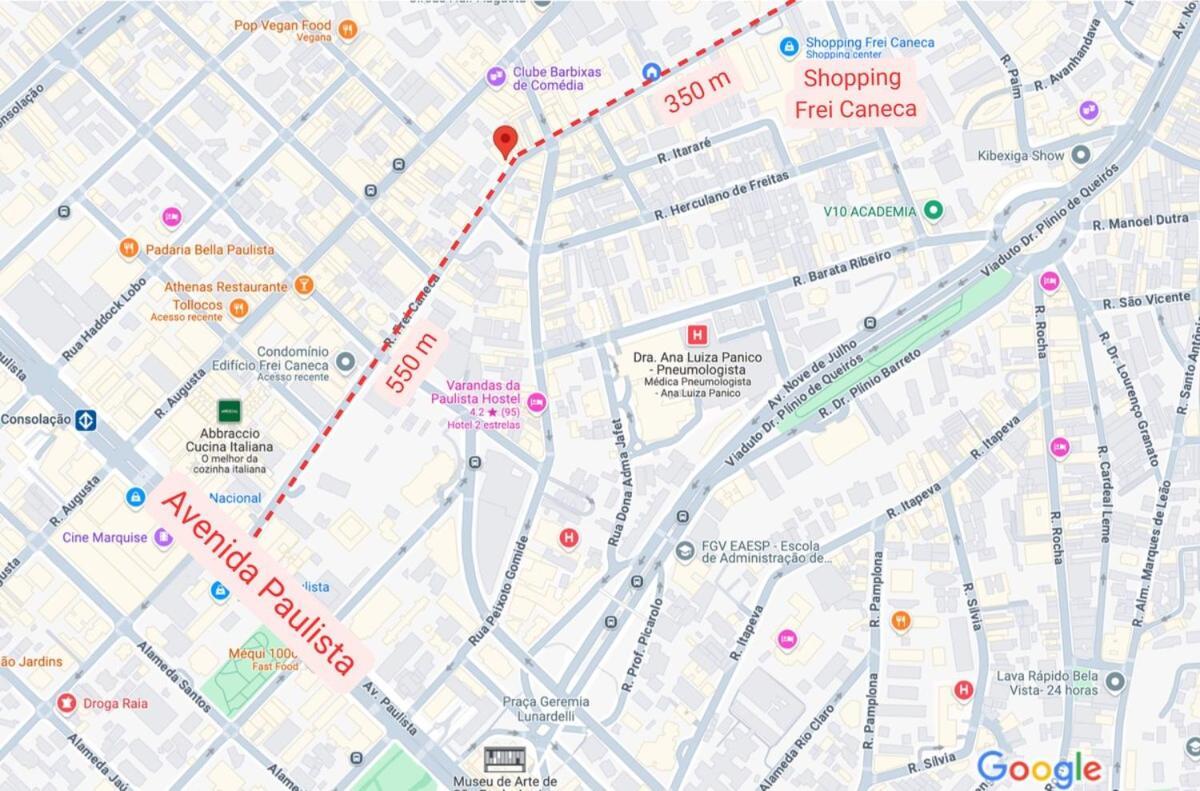 Completo 28m2 1 Vaga De Garagem Na Frei Caneca A 500m Da Av Paulista Apartemen