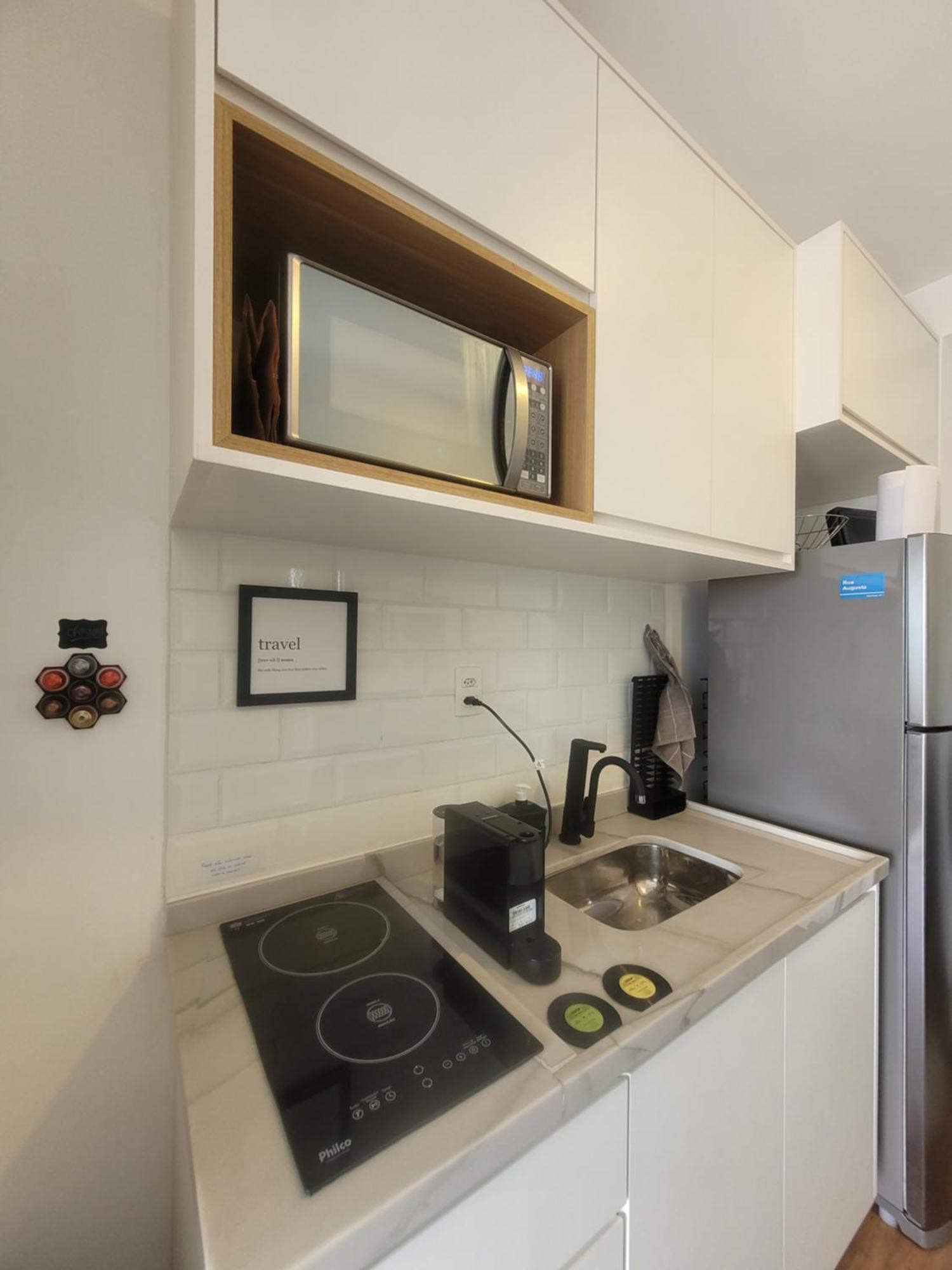 Estudio Aconchegante Com Varanda Na Consolacao Apartment *