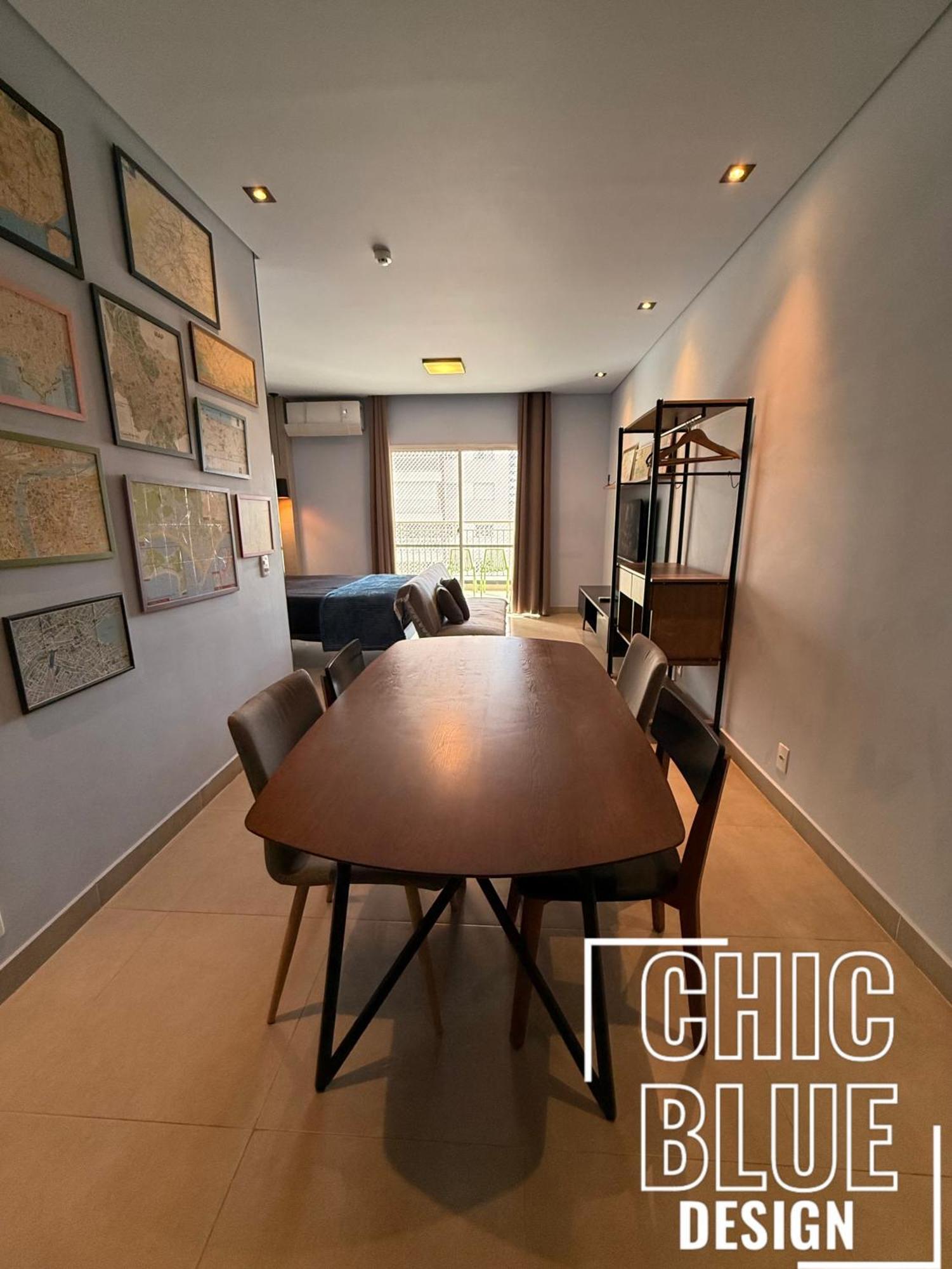 Chic Blue Design Com Vaga De Garagem Daire *