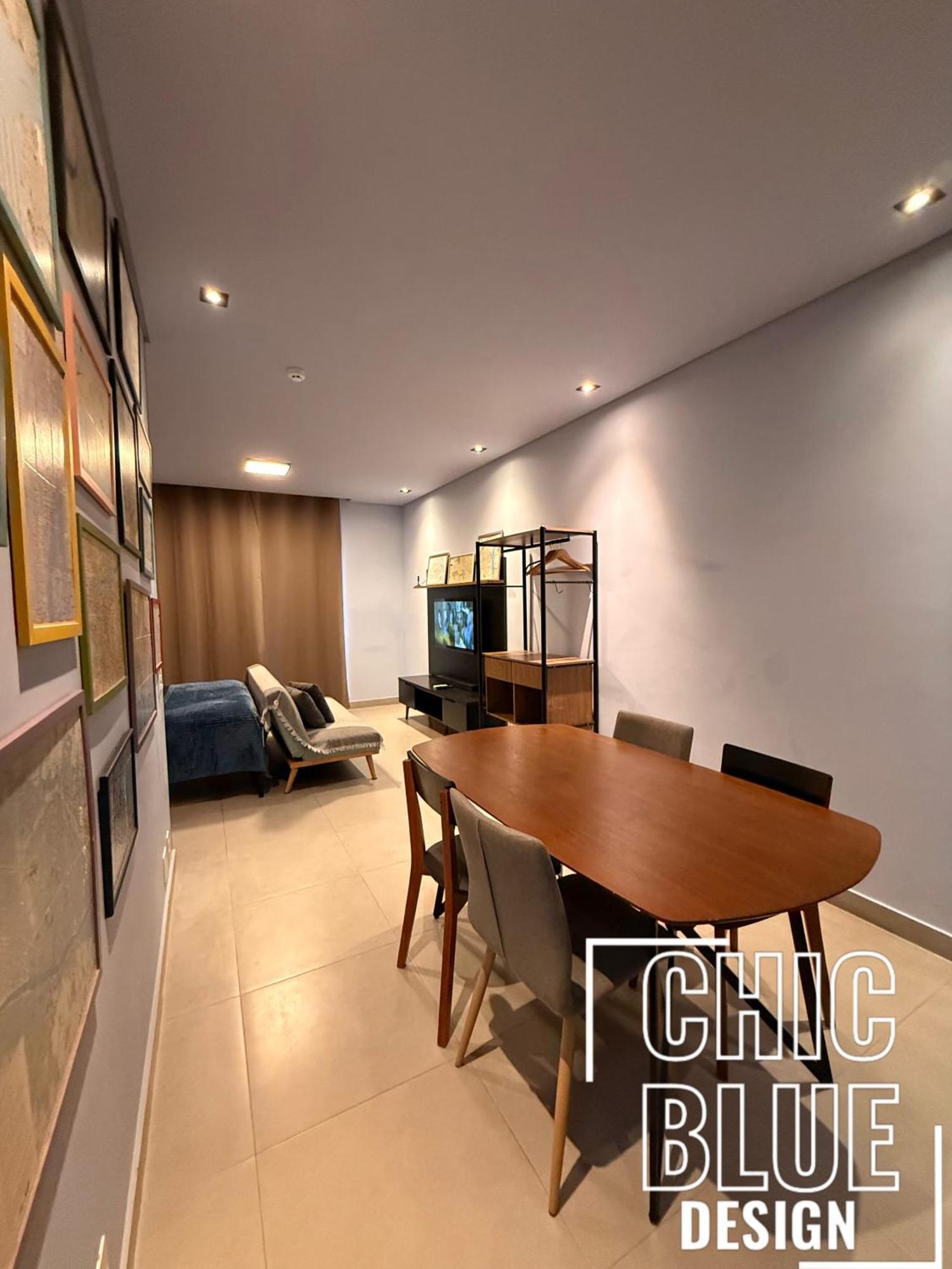 Chic Blue Design Com Vaga De Garagem *