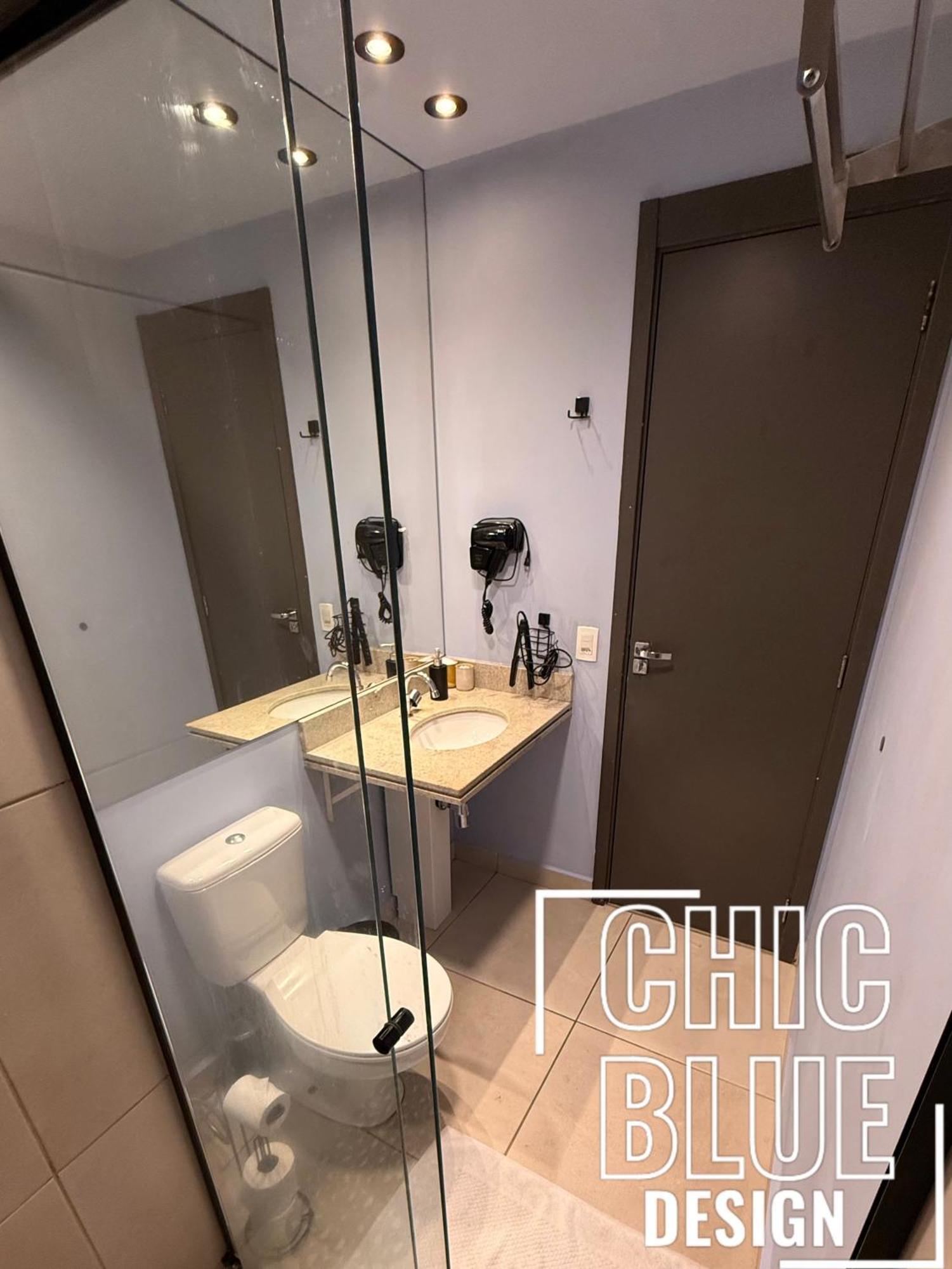 Chic Blue Design Com Vaga De Garagem Daire