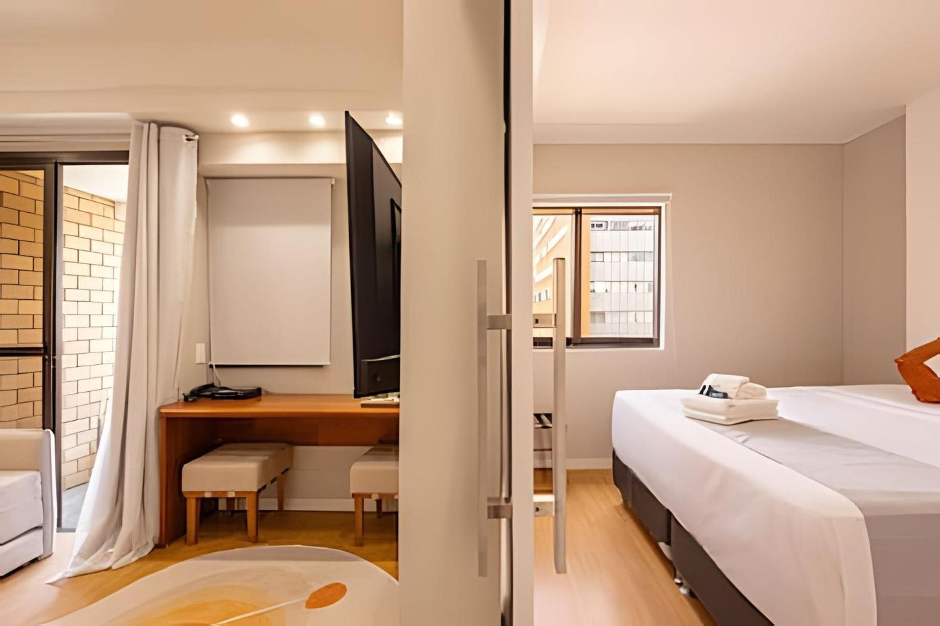 Easy Star - Charmoso Flat C/vaga Em Moema - Qx01i Apartment Sao Paulo