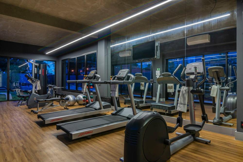 Cama Queen- Loft Super Moderno Na Olimpia Căn hộ São Paulo