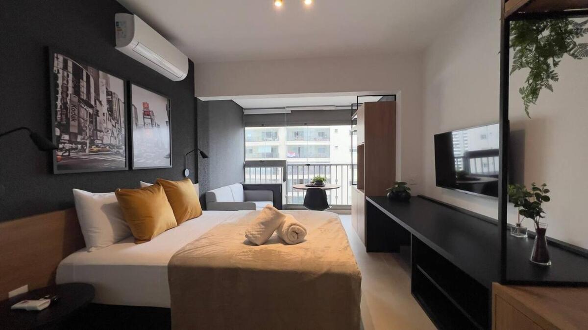 Apartment Novo On Jurupis Ao Lado Metro Moema *