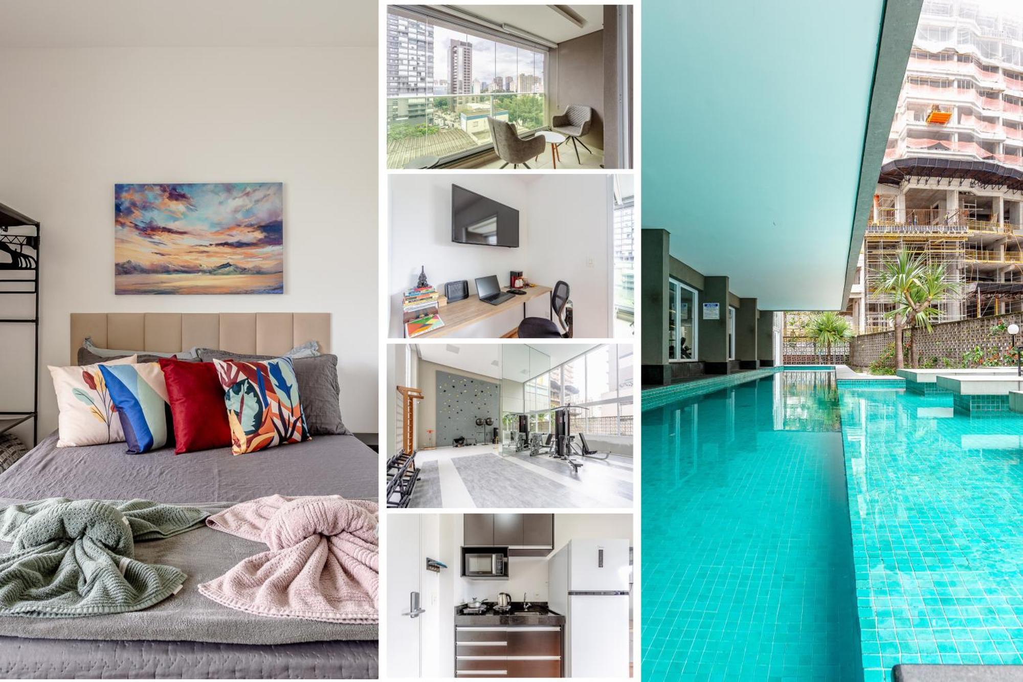 Allianz Garagem, Varanda, Piscina, Academia * São Paulo