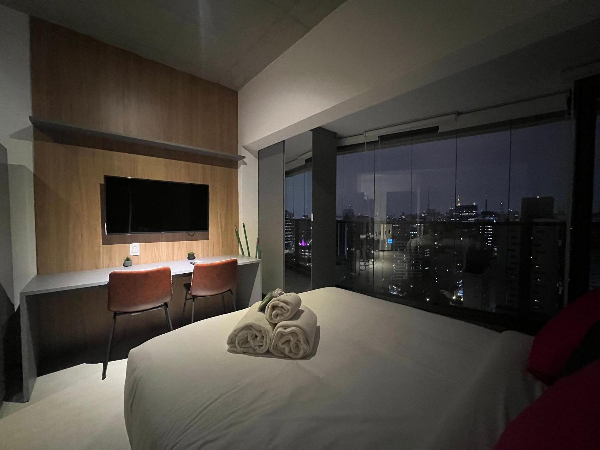 Apartment Maravilhosos Metro Paraiso Ac/wf Vista Incrivel Sao Paulo