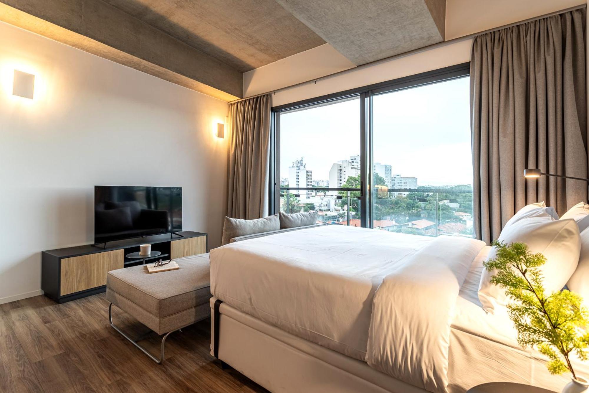 Com Vista Incrivel Ao Lado Da Reboucas E Faria Lima - Ayra Pinheiros Apartemen *
