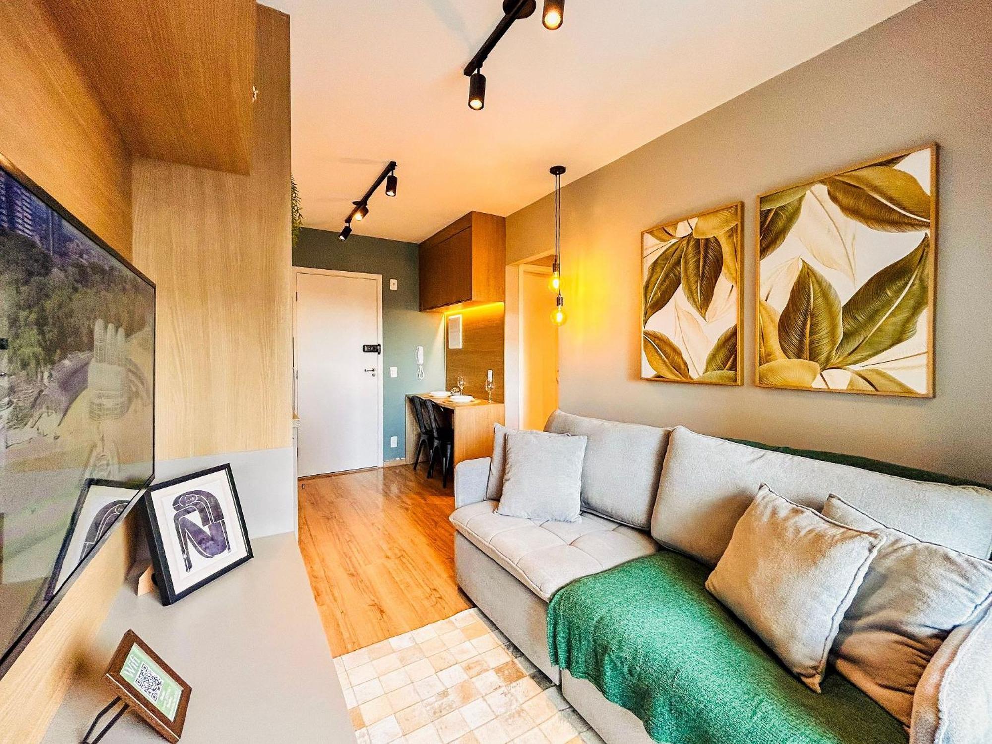 Apartment Harmony Moema: Estilo E Conforto A 300m Do Metro Eucaliptos *