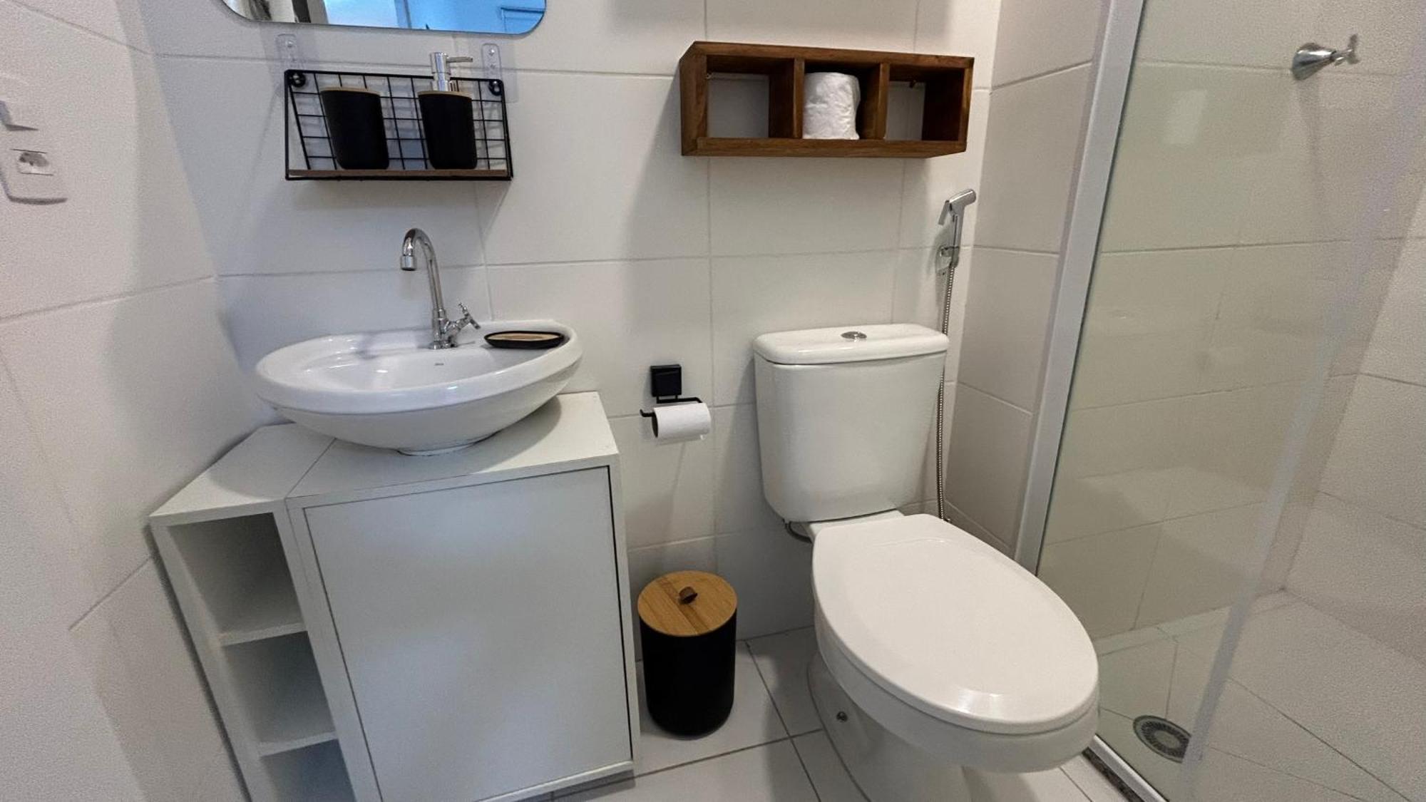 Apartment O Completo Com Sacada Prox Tokio Marine Hall *