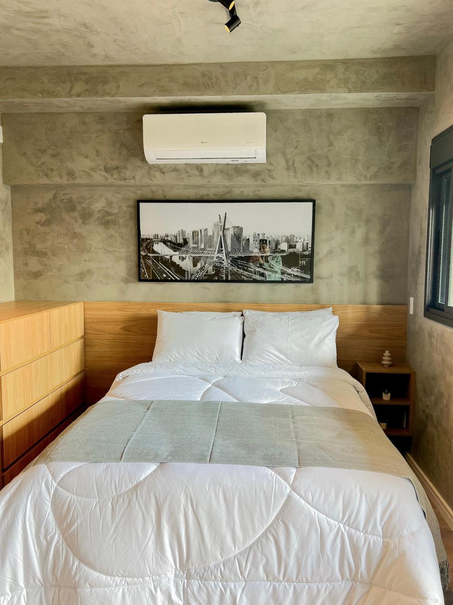 Apartment Completo A 230m Do Metro Brooklin São Paulo