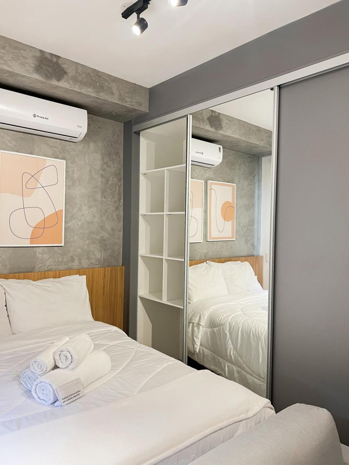 Apartment Charmoso A Poucos Passos Do Metro Brooklin São Paulo
