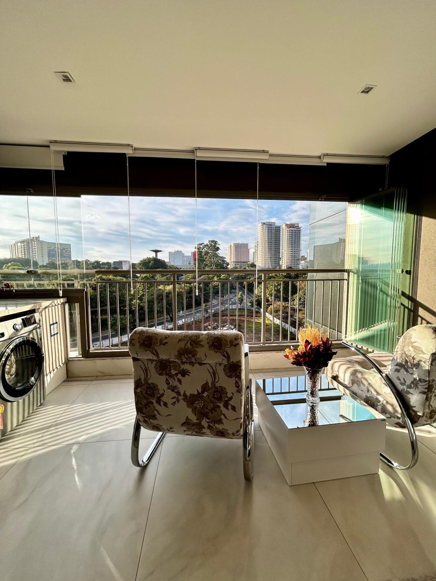 Apartment Ape Perto Aeroporto Congonhas, Metro Aacd, Parque Ibirapuera Com Vista Livre E Ar Condicionado