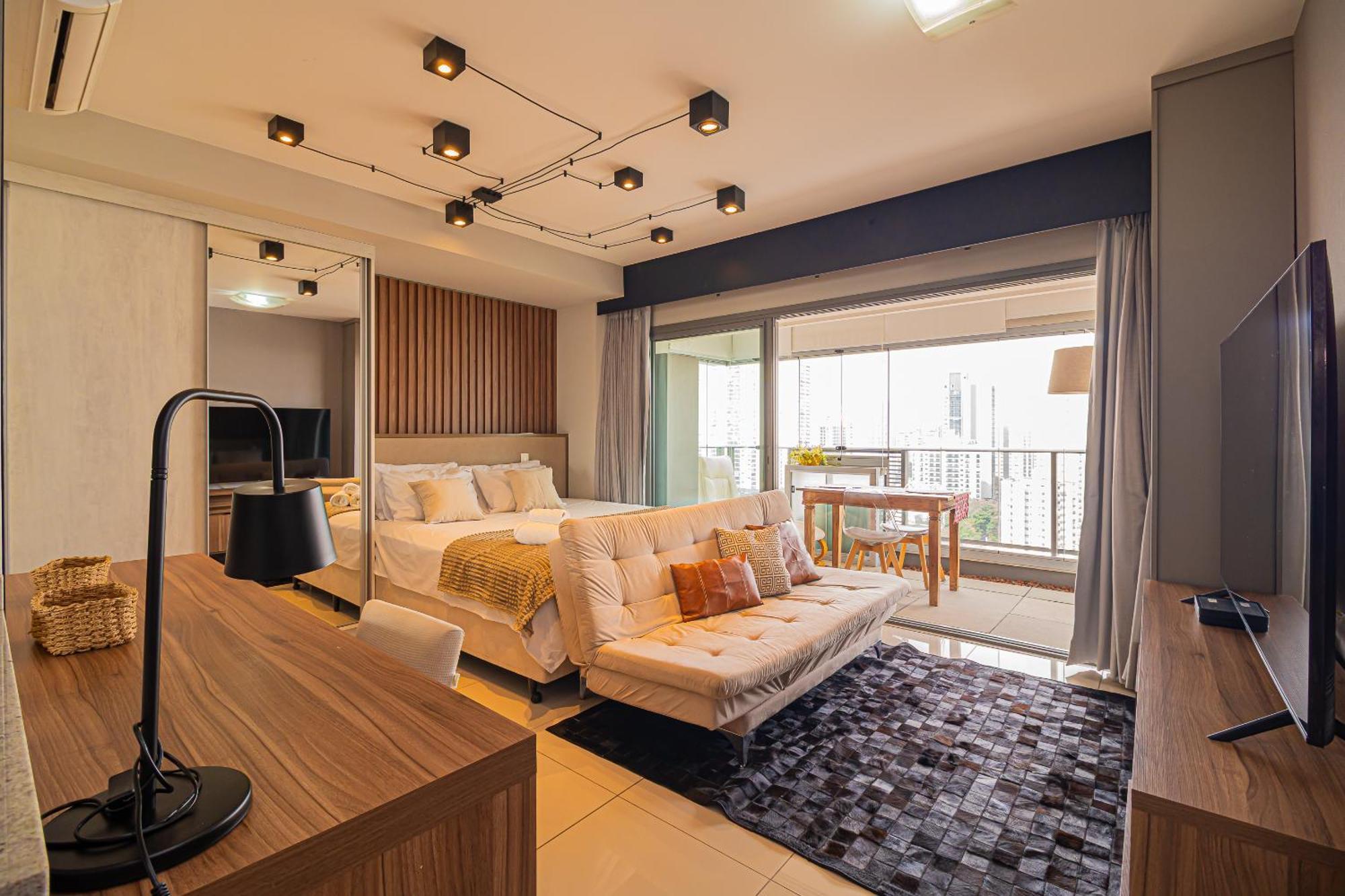 Nude Stay Habitarte Brooklin - Varandao Com Vista Incrivel - Piscina Sauna E Academia - Ate 3 Pessoas Sao Paulo