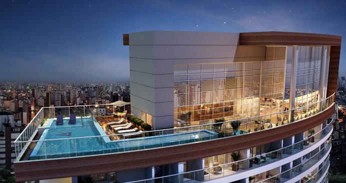 Apartamento Clean Berrini 26 Apartemen Sao Paulo