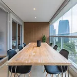 Apartamento completo com sacada - Vila Olímpia