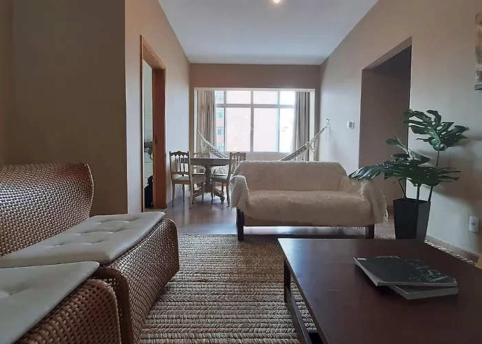 Apto Grande Com Rede De Descanso Na Sala | Wifi 100 Mb