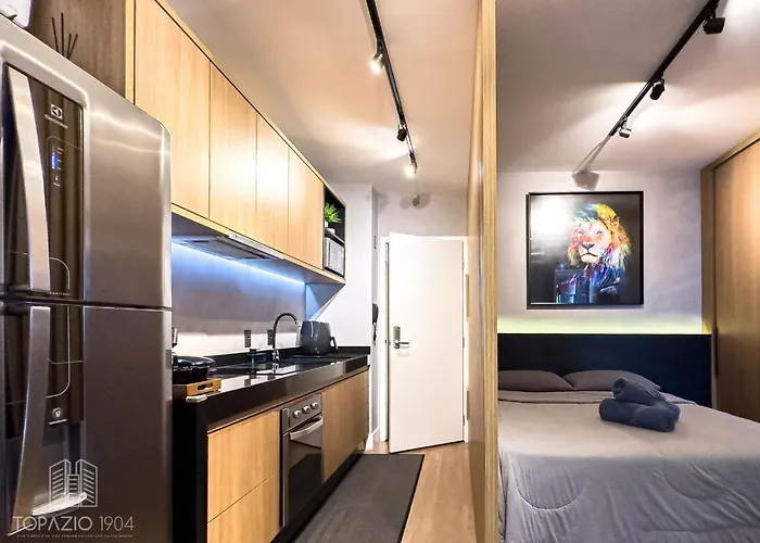 Studio Moderno Com Garagem - Vista Incrivel - Prox Consulado E Av Paulista