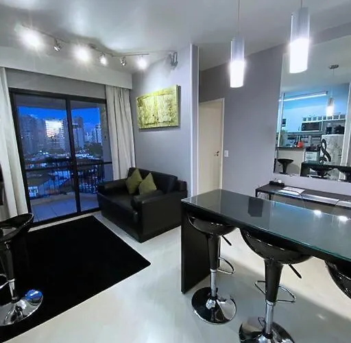 Apartamento Completo Business Comfort Home Office,Ar Condicionado Quente E Frio, Estacao De Trabalho, 7 Min Do Consulado Americano, Wifi 500Mb