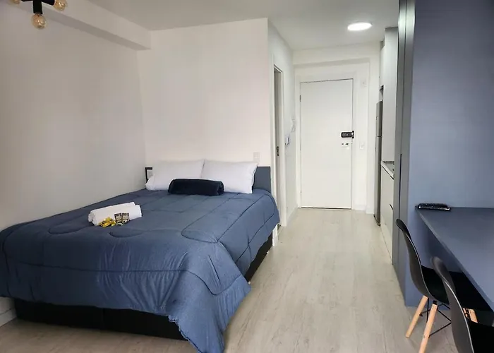 Studio Em Pinheiros 17º Andar, Wi-Fi E Varanda