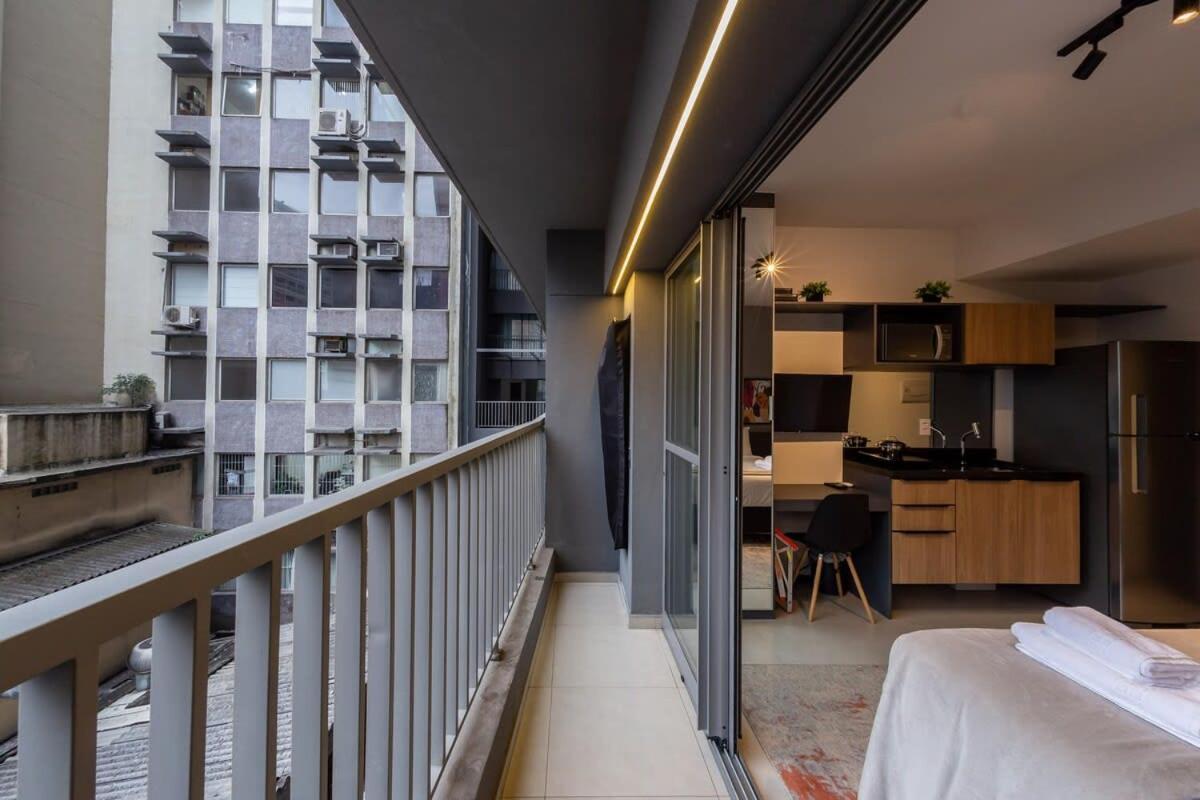 Apartemen Bhomy Consolacao - Varanda E Lazer Completo Vn411