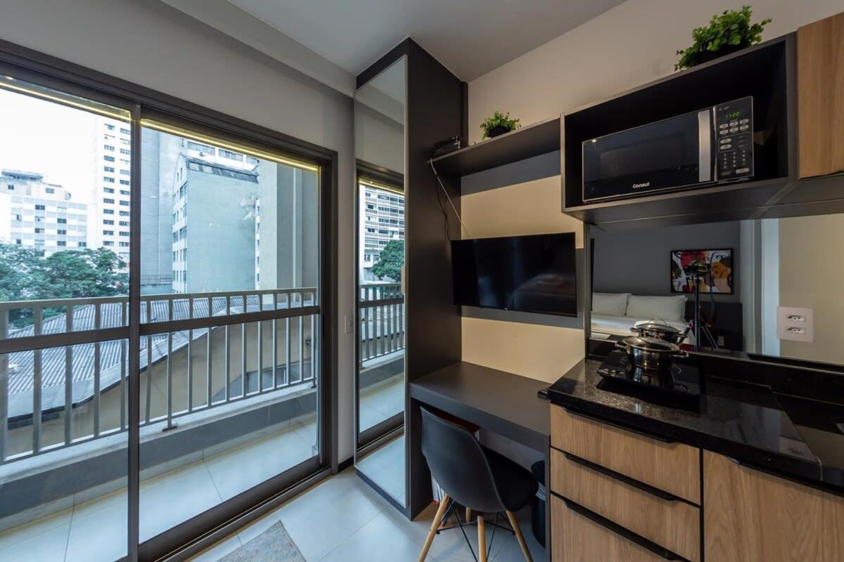 Apartemen Bhomy Consolacao - Varanda E Lazer Completo Vn411 *