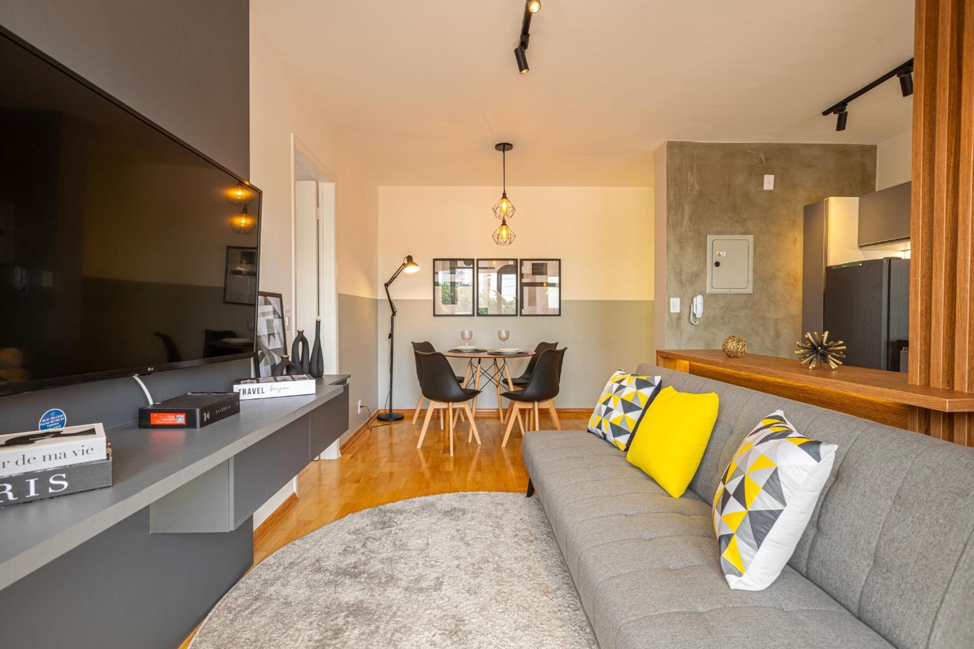 Apartment Easy Star - Lindo C/vaga No Itaim Bibi - Ad03i Sao Paulo