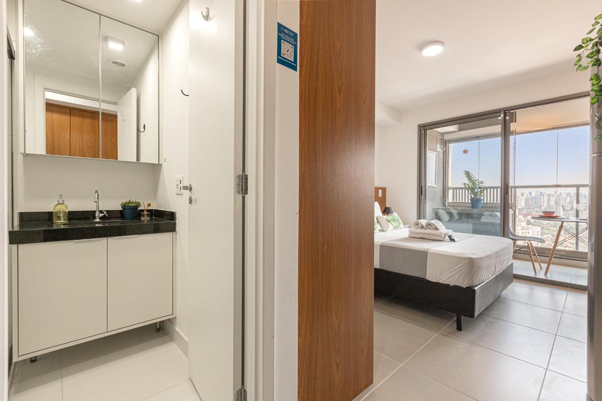 Apartment Easy Star - Studio Com Linda Vista - Xw01h Sao Paulo