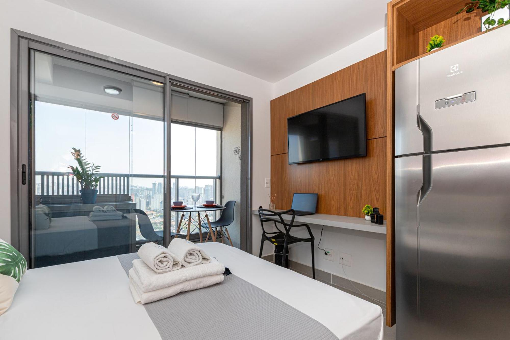 Apartment Easy Star - Studio Com Linda Vista - Xw01h Sao Paulo