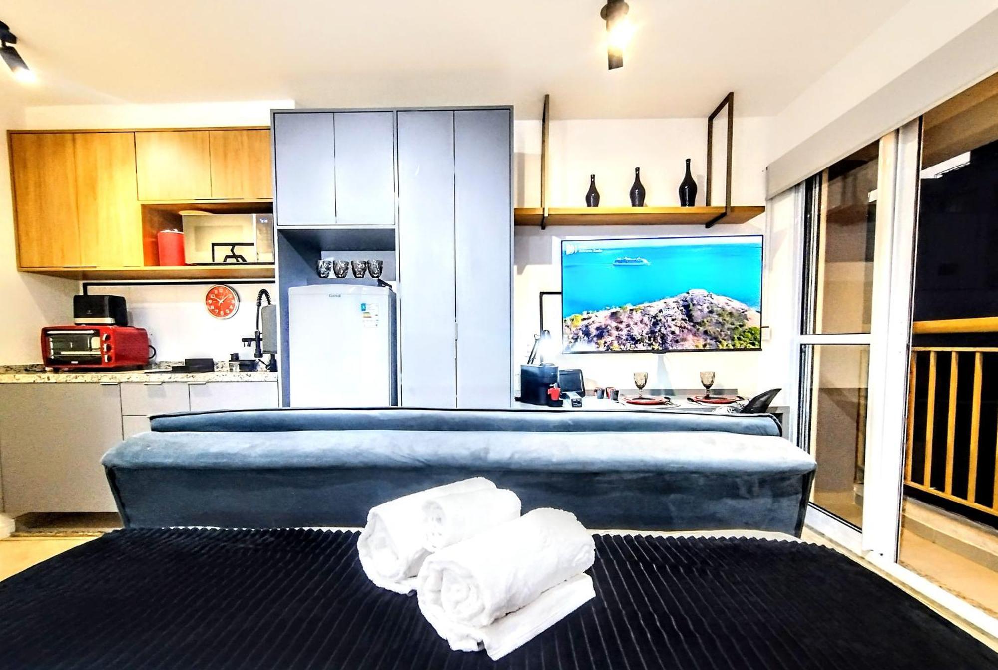 Apart Otel Smart Urban Deluxe Varanda - The Mob One Pinheiros - Black Edition - By Luxxor *