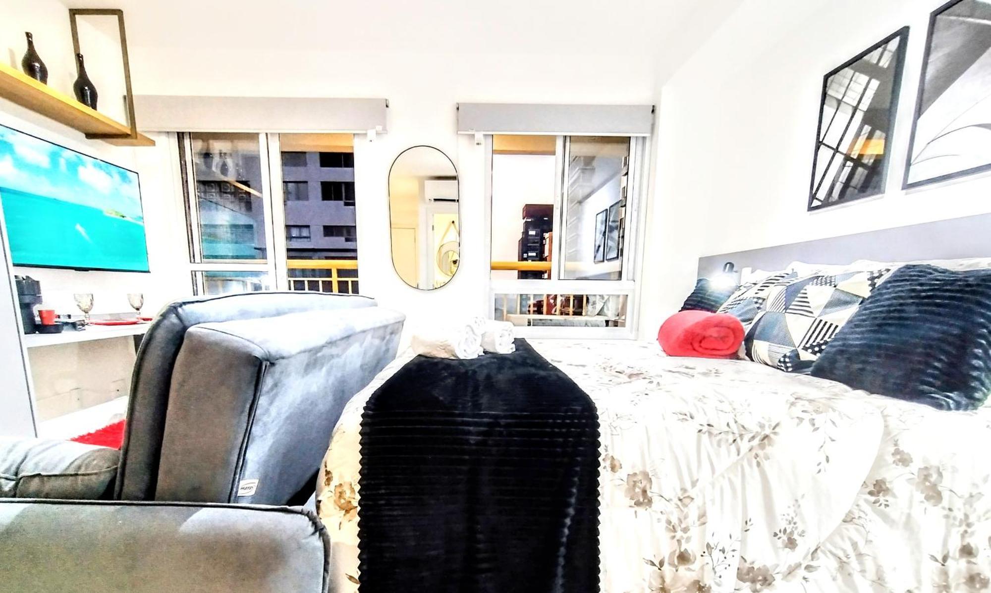 Smart Urban Deluxe Varanda - The Mob One Pinheiros - Black Edition - By Luxxor Apart Otel *
